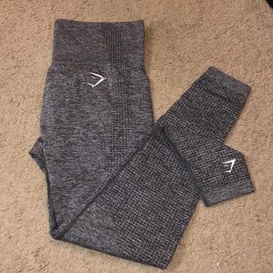 Grey Marl Gymshark Vital Seamless Leggings Medium